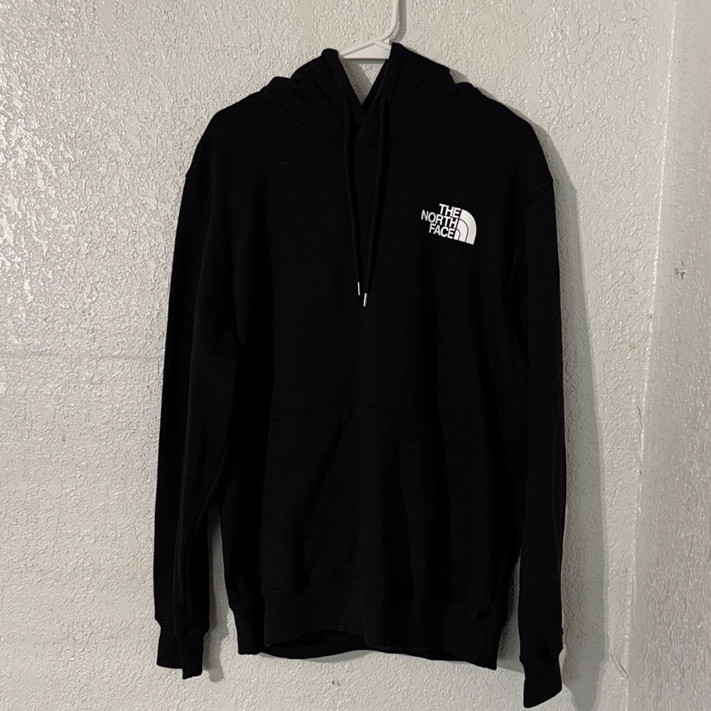 The North Face Black Logo Hoodie with Kangaroo Pocket